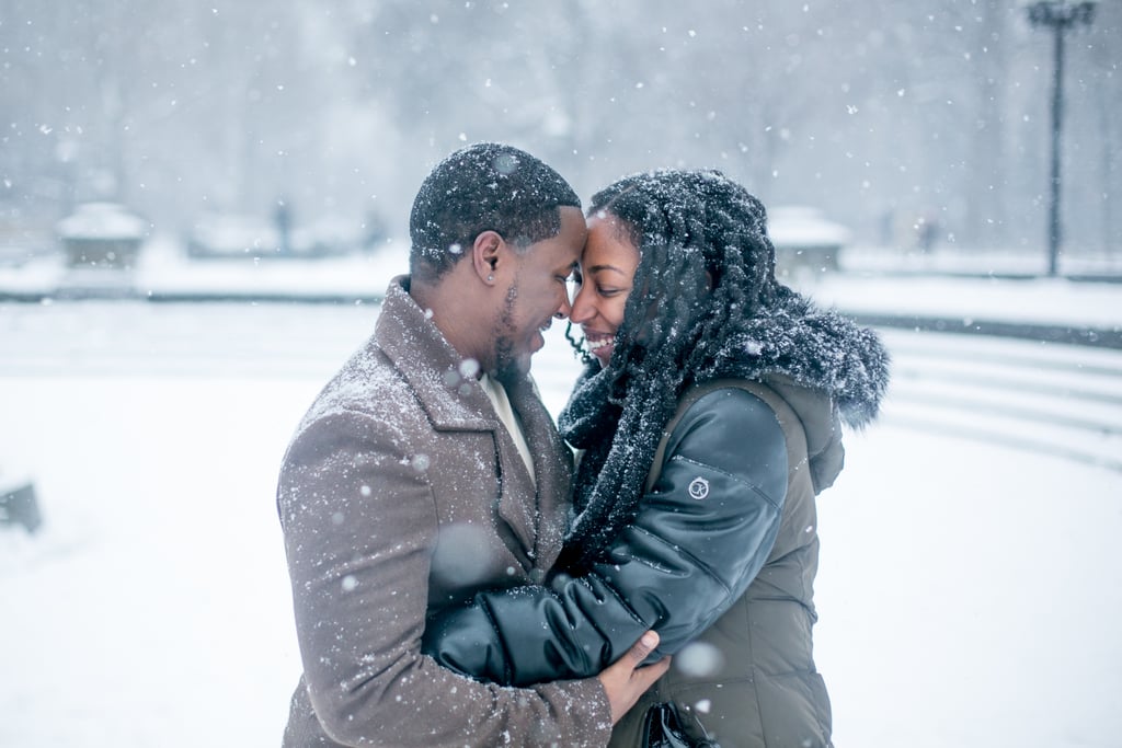Snowy Engagement Shoot in New York