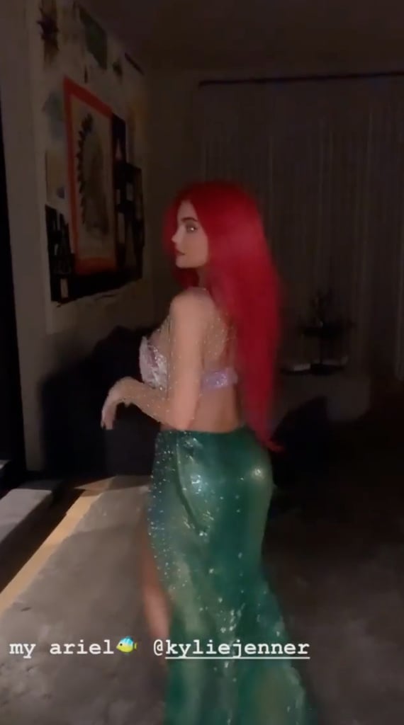 Kylie Jenner as Ariel From The Little Mermaid For Halloween