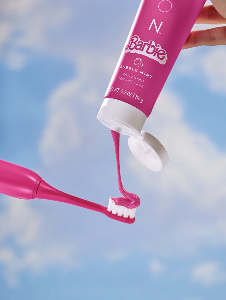 芭比营销家居装饰:芭比x月球泡沫薄荷美白牙膏