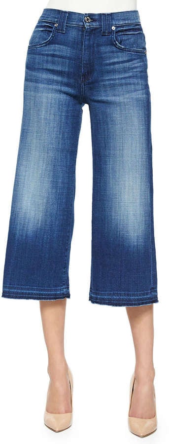 7 For All Mankind Denim Culottes ($225)