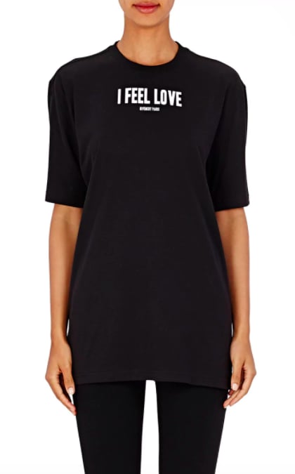 givenchy i feel love t shirt