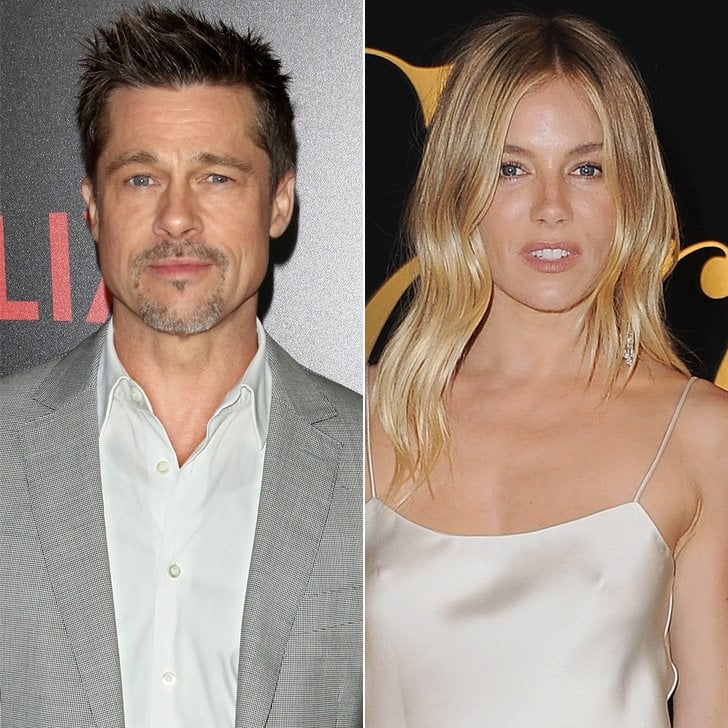 Brad Pitt And Sienna Miller New Celebrity Couples Of 2017 Popsugar 