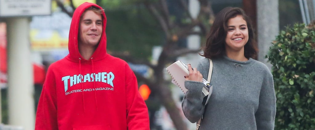 Selena Gomez Cozies Up to Justin Bieber During a Coffee Run