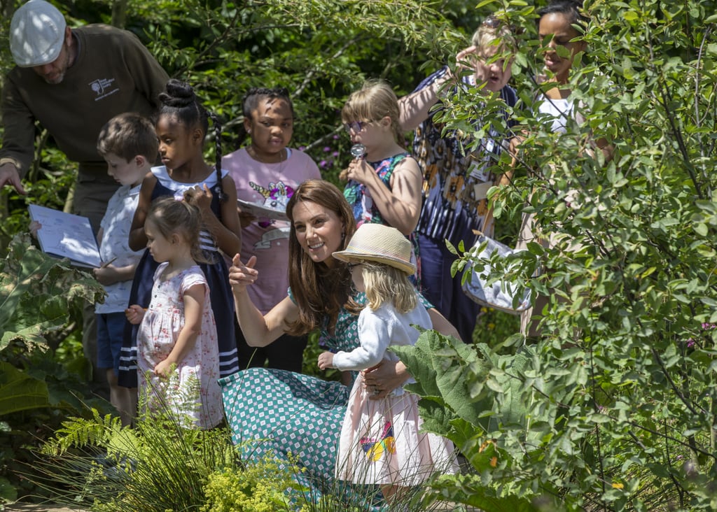 Kate Middleton Hampton Court Palace Garden Visit 2019