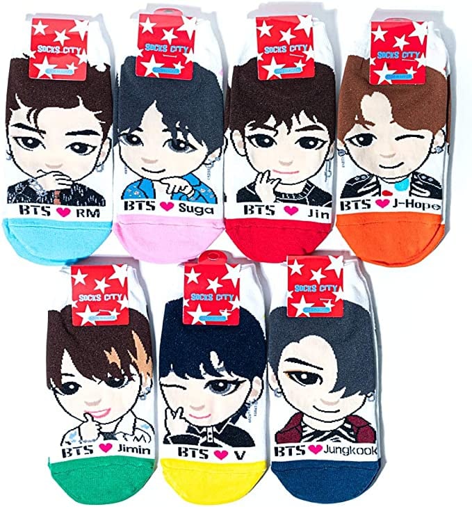 Bangtan Boys Character Socks For Women