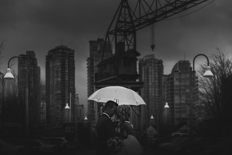 Rainy Wedding in Vancouver