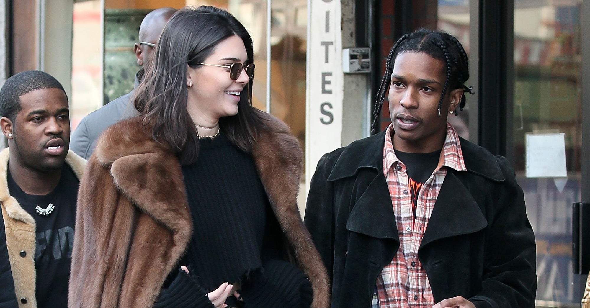 Kendall Jenner and ASAP Rocky Out in Paris January 2017