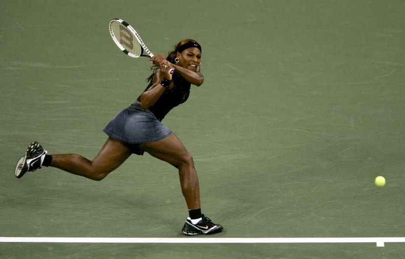 Serena Williams Debuted This Denim Skirt at the 2004 US Open