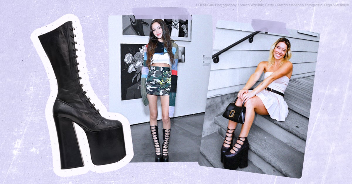 I Attempted to Wear Olivia Rodrigo's Infamously Tall 7-Inch Platform Boots