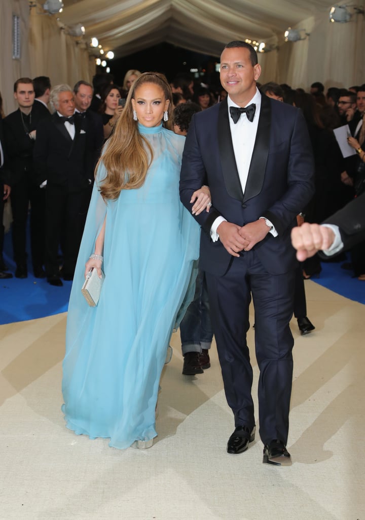 Jennifer Lopez and Alex Rodriguez at Met Gala 2017