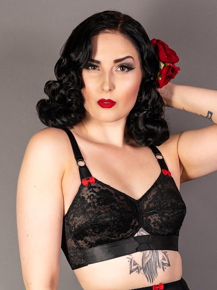 Lulu Noir Bullet Bra