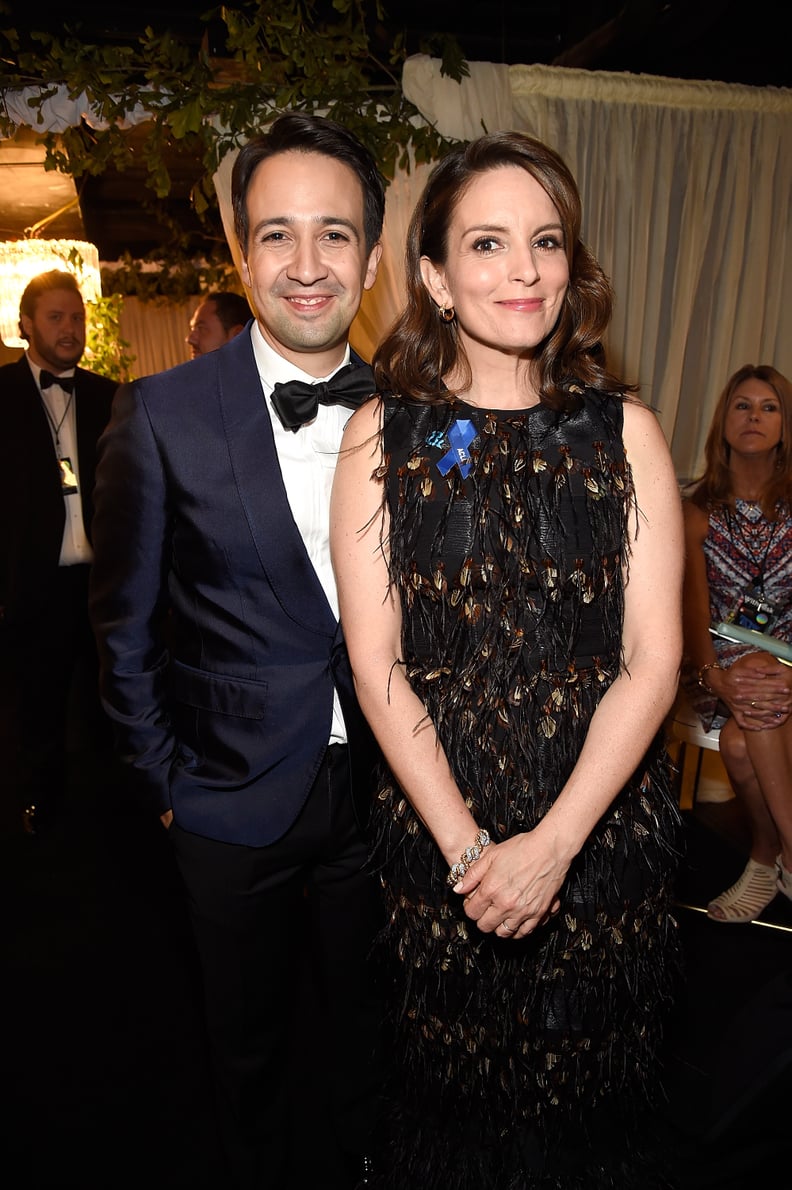 Lin Manuel-Miranda and Tina Fey