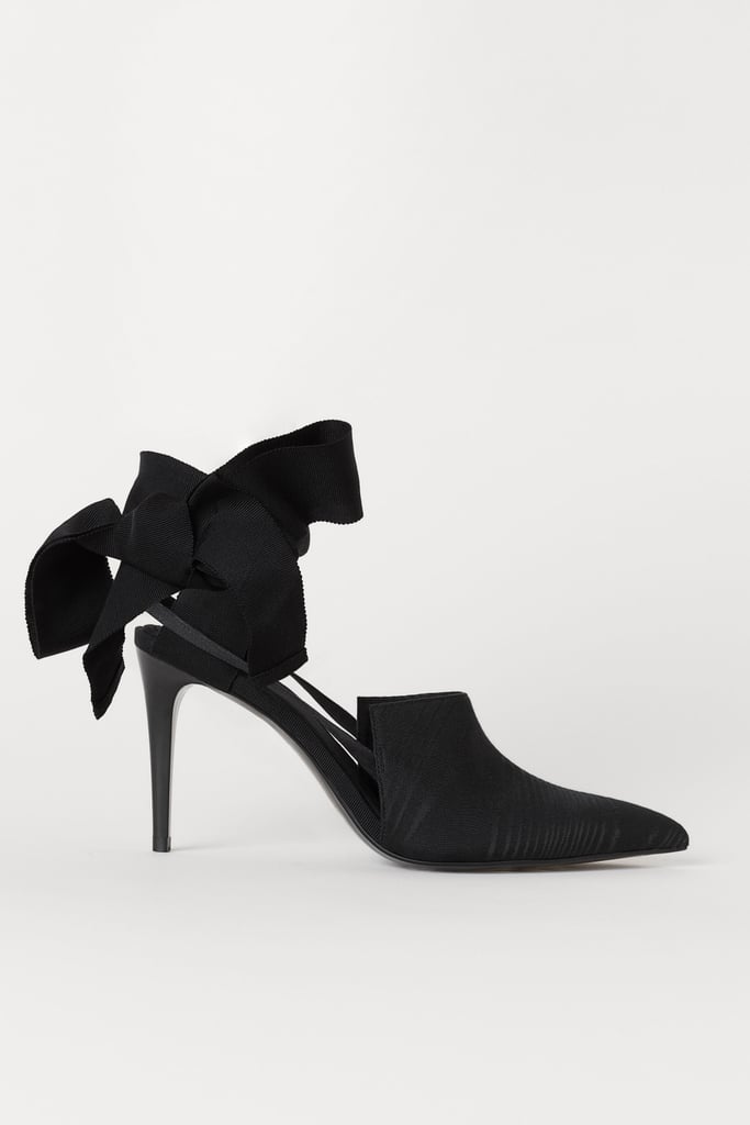 H&M Slingbacks With Ties