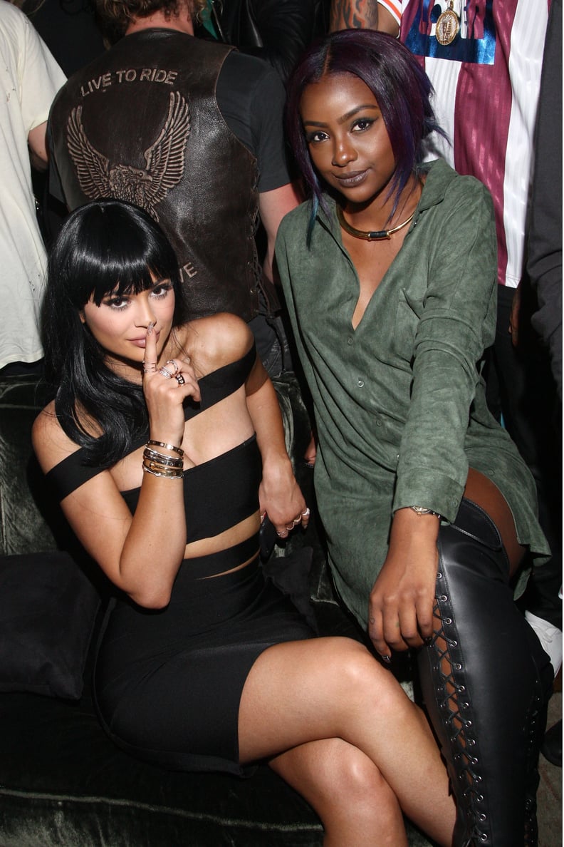 Kylie Jenner and Justine Skye