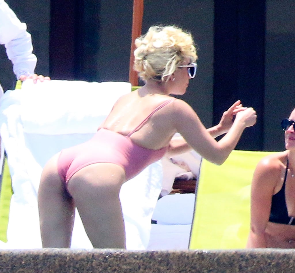 Lady Gaga Wearing Swimsuit in Mexico After Breakup July 2016