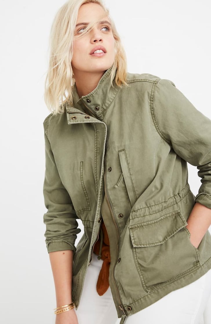Madewell Surplus Cotton Jacket | Plus Size Travel Clothes for Women ...