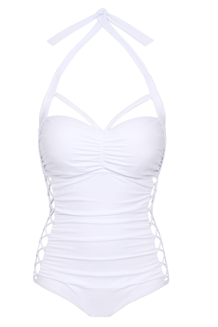 Swimsuits For All Boss White Underwire Swimsuit | Ashley Graham New ...