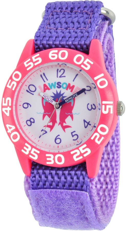 Discovery Kids Pink and Purple Shark Watch | Shark Clothes For Kids