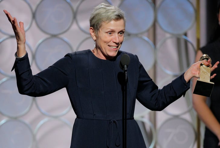 What Did Frances McDormand Say in Her Golden Globes Speech ...