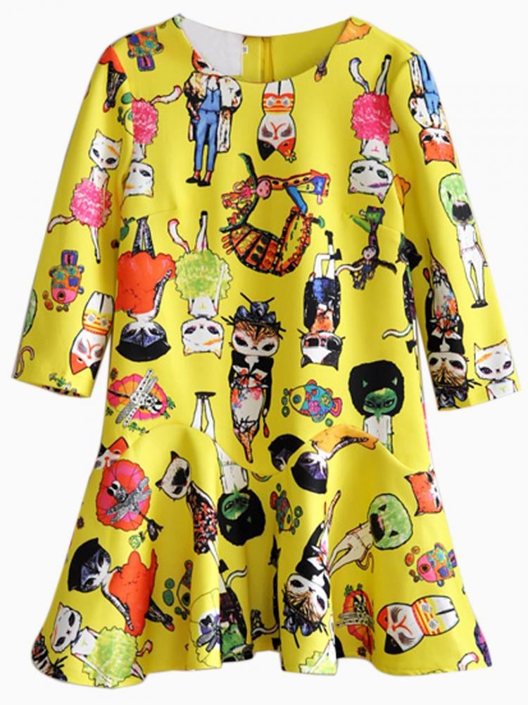 Maybe the only thing better than this bright, fun, cat character dress ($48, originally $53) is that it comes in pink, too.