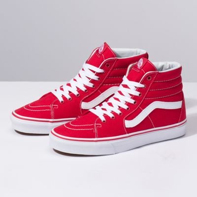 Vans sk8hi red store