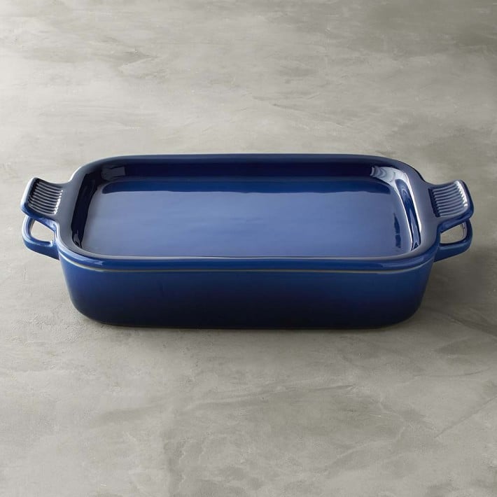 Le Creuset Stoneware Rectangular Baker With Platter Lid