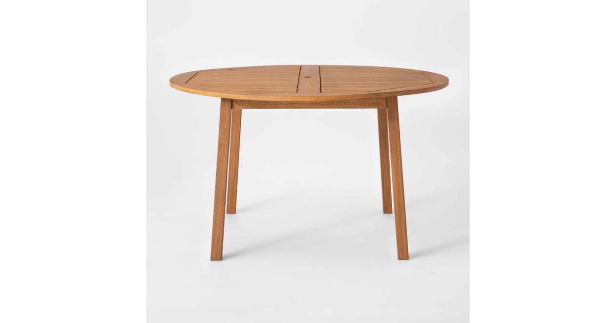 Chesapeake Wood 4-Person Patio Dining Table | Best Outdoor ...
