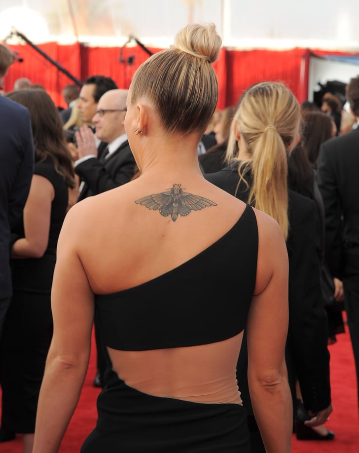 Kaley Cuoco, SAG Awards Celebrity Tattoos From Award Show Red Carpet