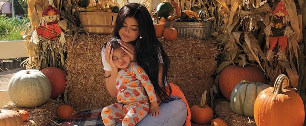 Kylie Jenner and Stormi at a Pumpkin Patch Photos