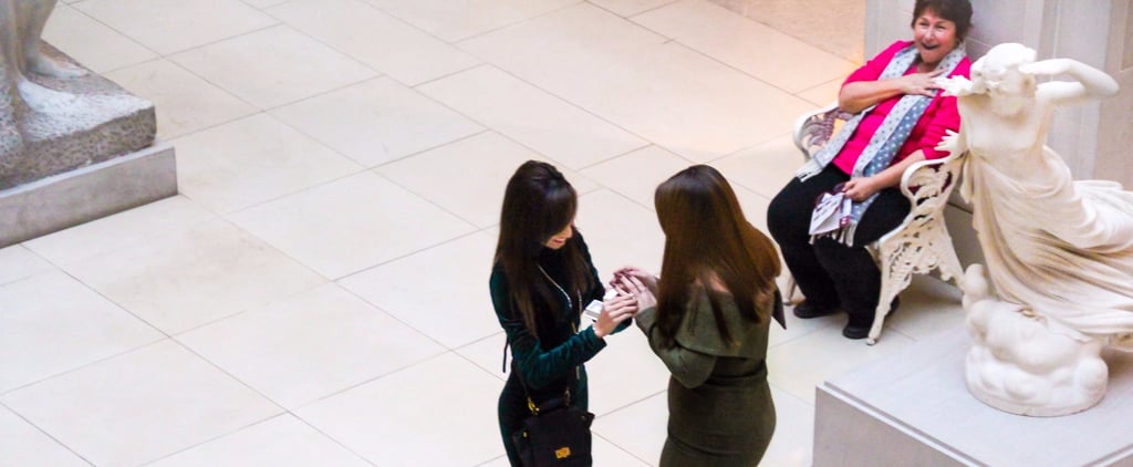 Woman's Reaction to Woman Proposing to Her Girlfriend