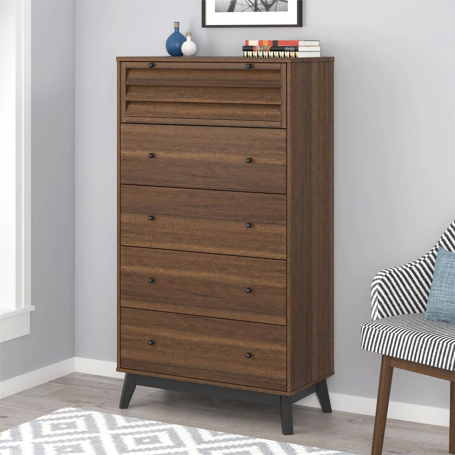 Granite Hill Five Drawer Dresser Small Bedroom Cramping Your