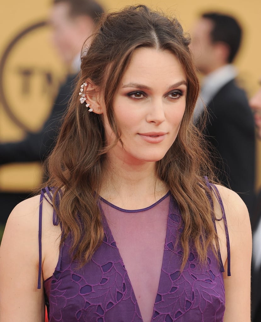 Keira Knightley's cool-girl Repossi ear cuff was a total surprise against her feminine Erdem number. But we do love a little extra edge.