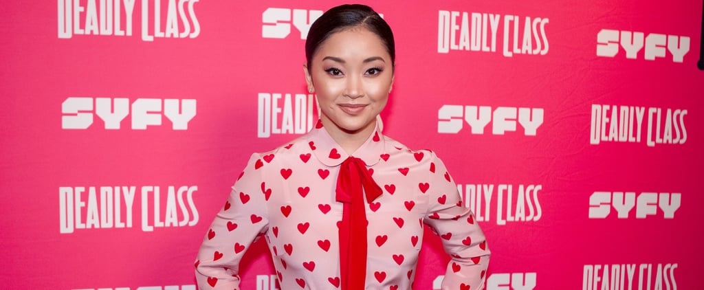 Lana Condor Purple Hair