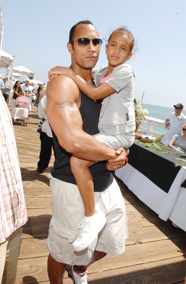 Dwayne Johnson And His Daughter Simone S Cutest Pictures Popsugar Celebrity Photo 12