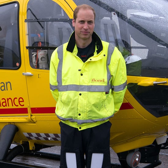 Prince William Valentine's Day Helicopter