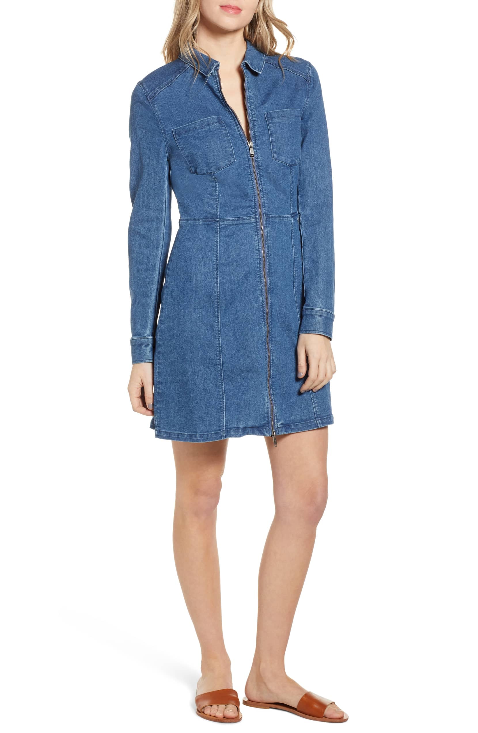 Best Denim Dresses 2019 POPSUGAR Fashion