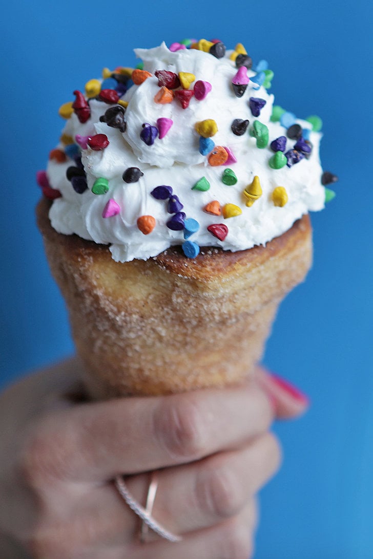 Churro Doughnut Ice Cream Cones Homemade Ice Cream Cone and Bowl