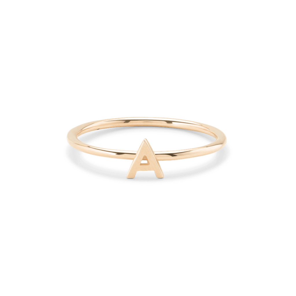 Mejuri Letter Ring