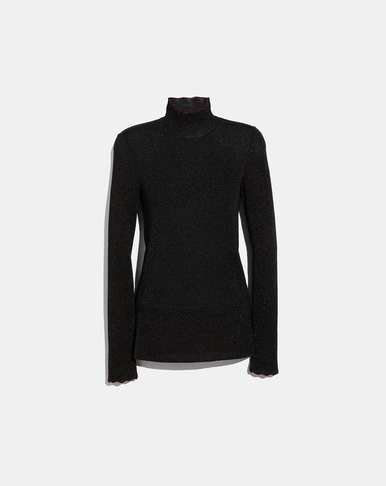 Coach Lurex Turtleneck