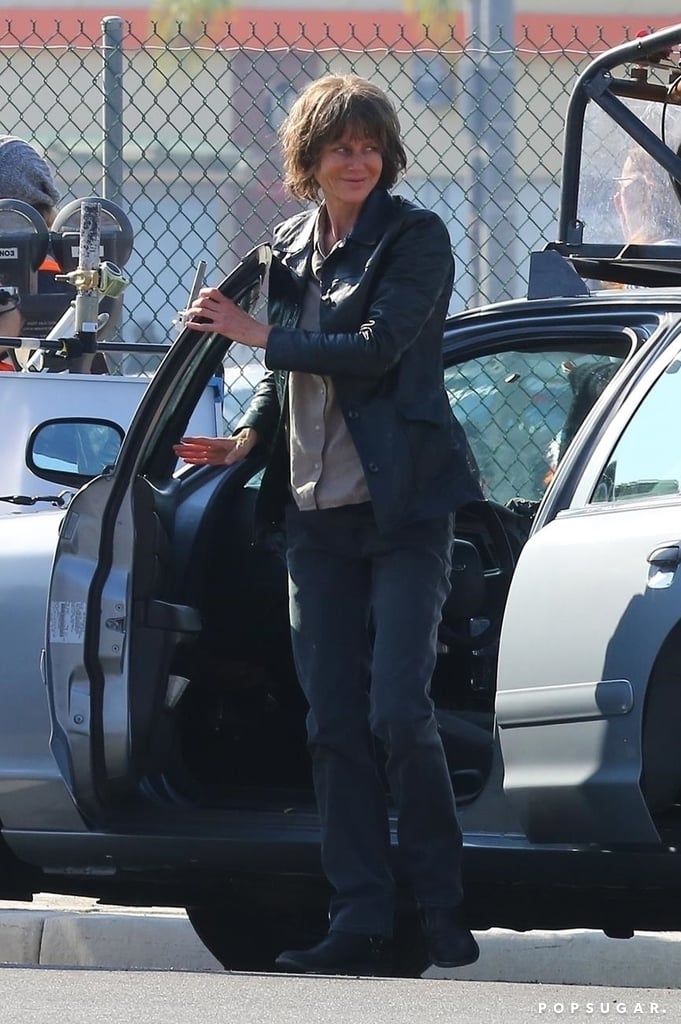 Nicole Kidman on the Set of Destroyer Pictures