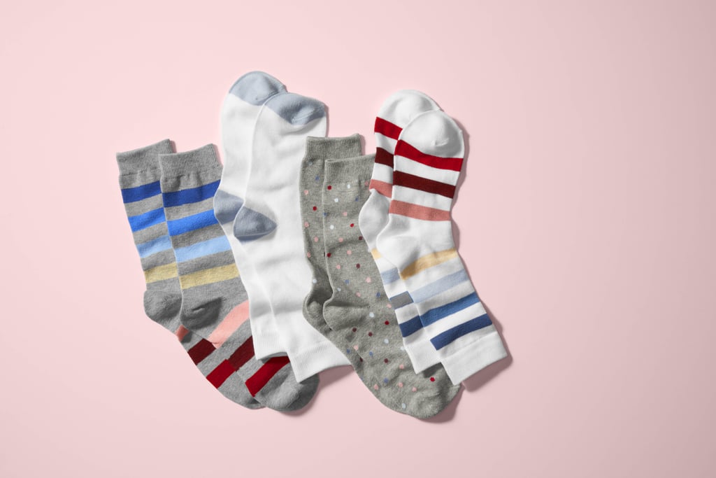 EV1 Stripe and Dot Crew Socks