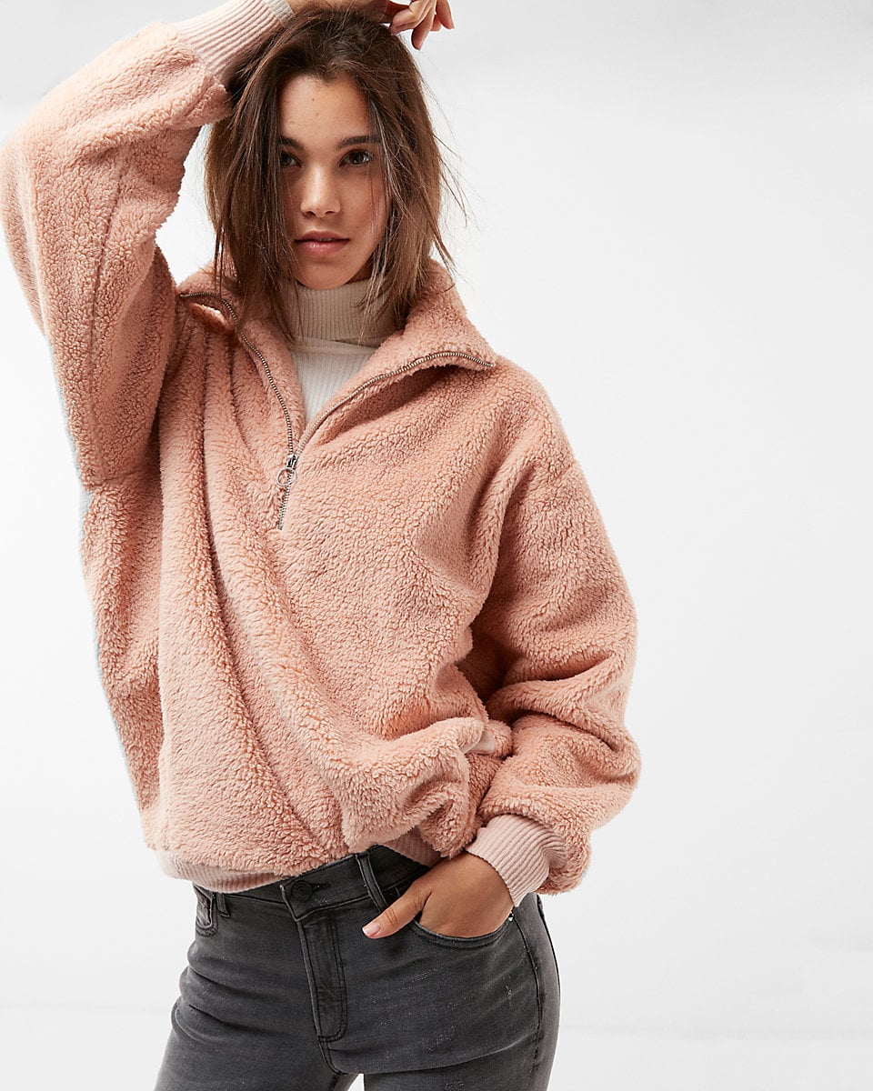 Express fleece best sale jeans