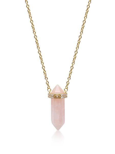 Nialaya Rose Quartz Necklace
