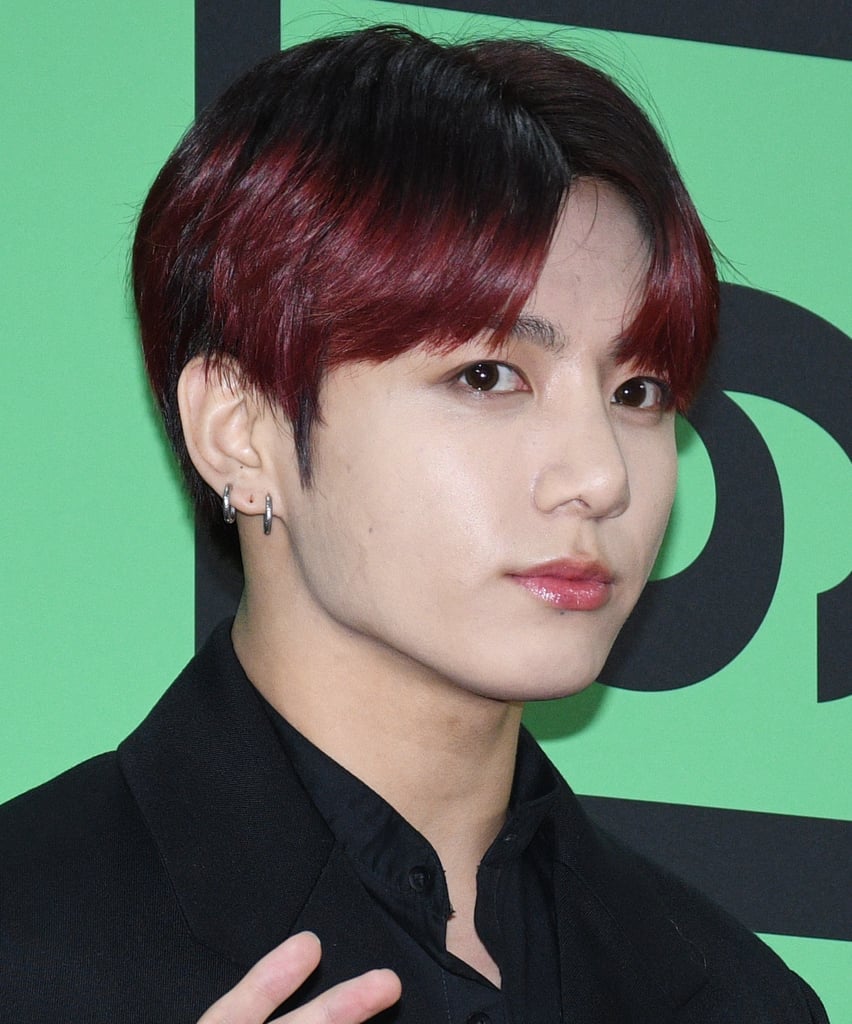 Jungkook With Red Tips in 2019