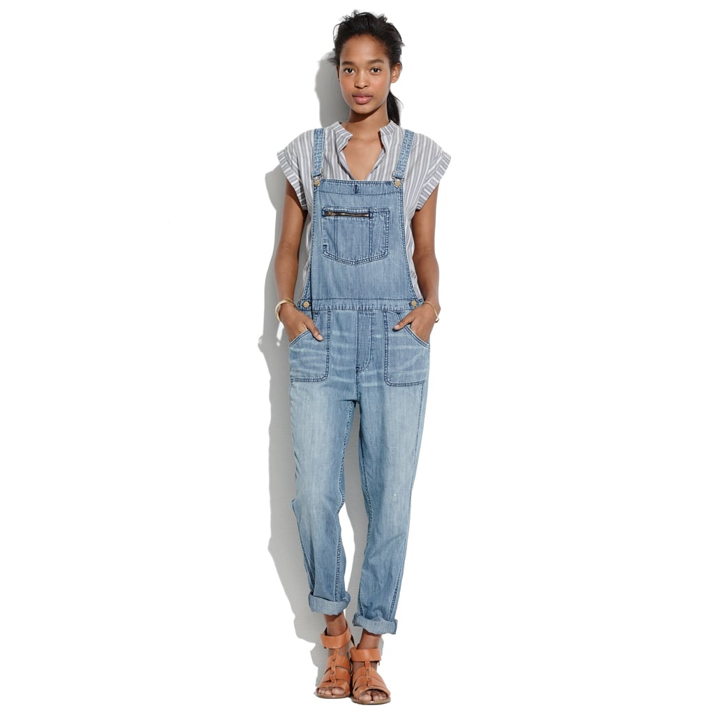 Madewell light denim "Park" overalls (148) Overall Trend POPSUGAR