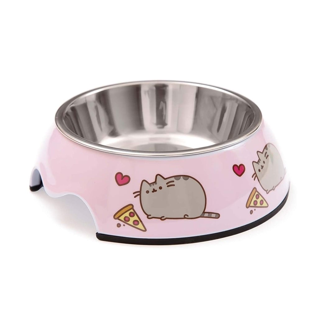 Pusheen Pizza Stainless Steel Cat Bowl