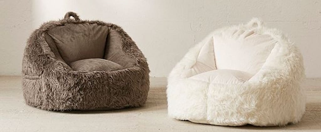 Furry Bean Bags at Urban Outfitters