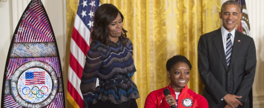 Michelle Obama's Peplum Top September 2016