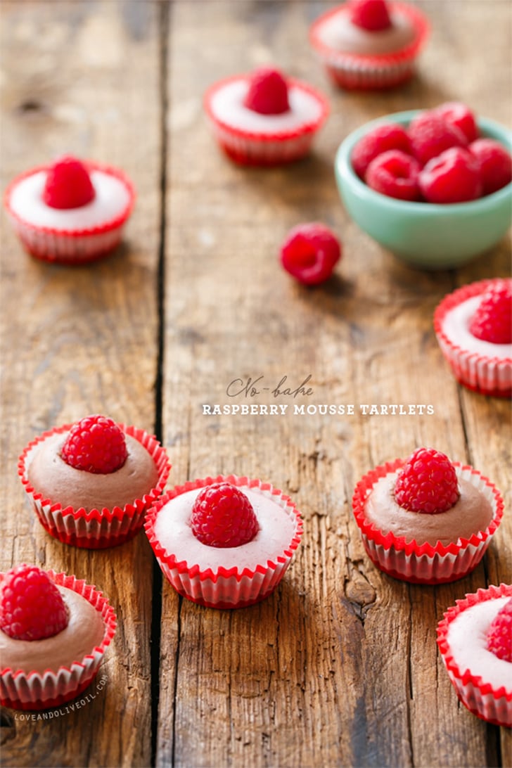 No-Bake Raspberry Mousse Tartlets  Mini Dessert Recipes 