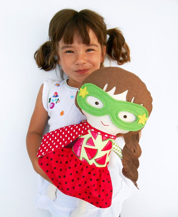 Handmade Superhero Rag Doll